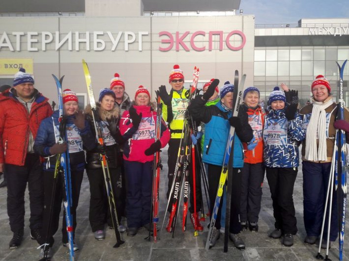 Команда Областного центра реабилитации инвалидов встала на лыжи вместе со всей Россией